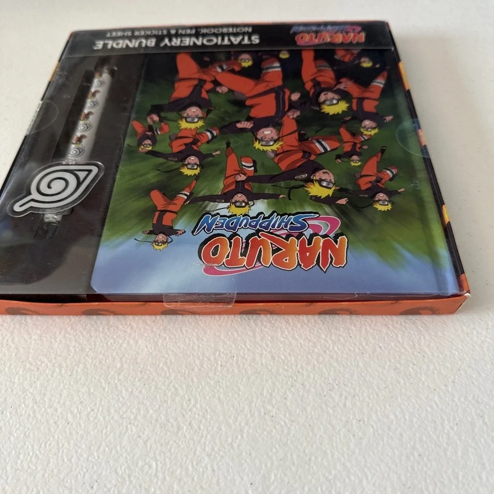 Naruto Shippuden Stationery Bundle Notebook Pen‎ Topper Holographic Sticker